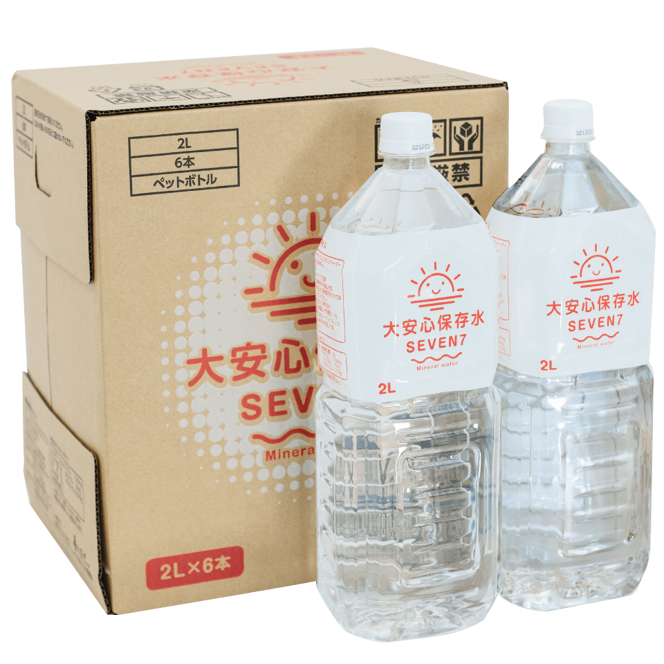 大安心天然水SEVEN7 2L 6本