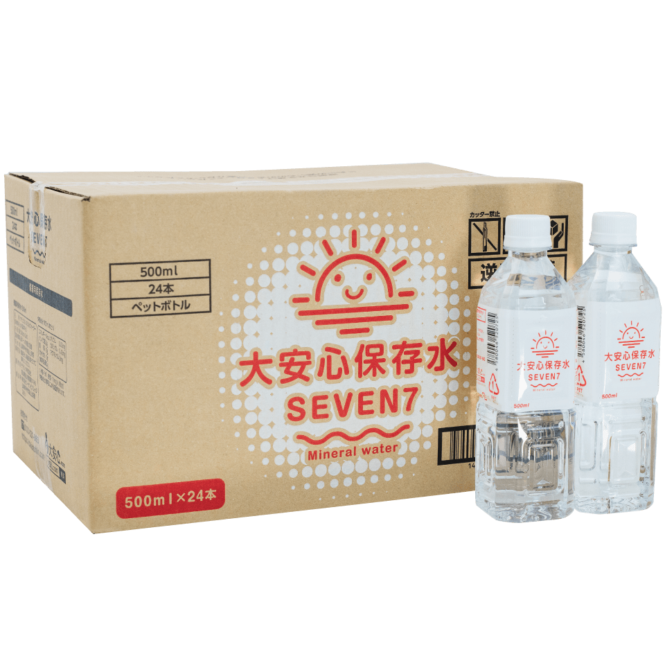 大安心天然水SEVEN7 500ml 24本