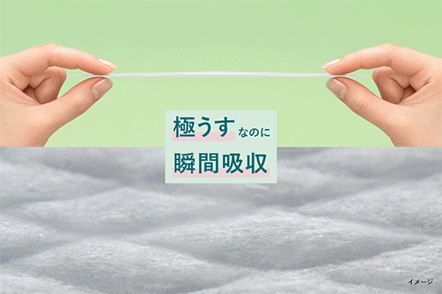 ロリエ スリムガード 極うすなのに瞬間吸収