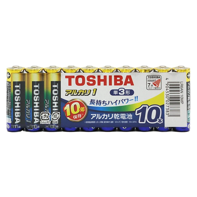 東芝アルカリ乾電池単3形10本入　1パック