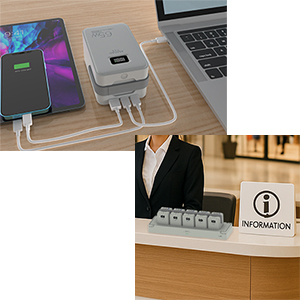 アスモモバイルバッテリー 使用イメージ