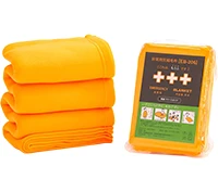 圧縮フリース毛布