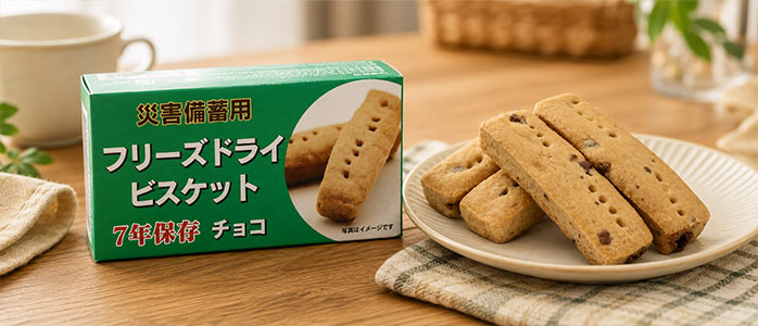 フリーズドライビスケット　チョコ　バナー