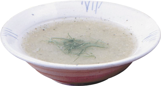 玄米スープ　盛付例