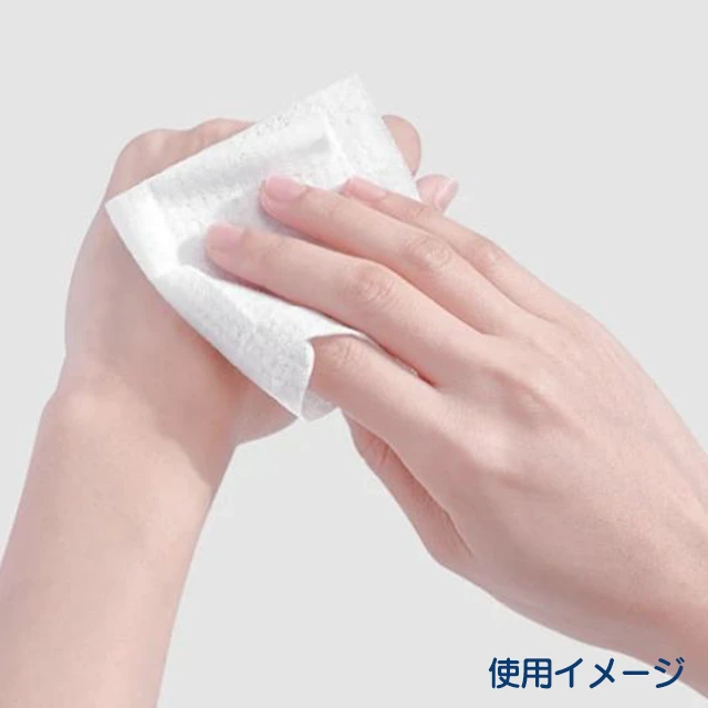 小林薬品　7年保存できる防災用ウェットタオル　使用イメージ