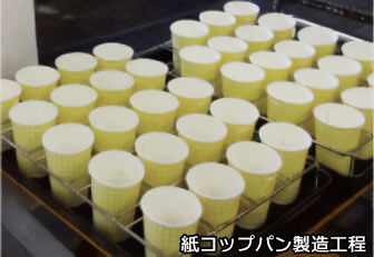 紙コップパン　製造工程