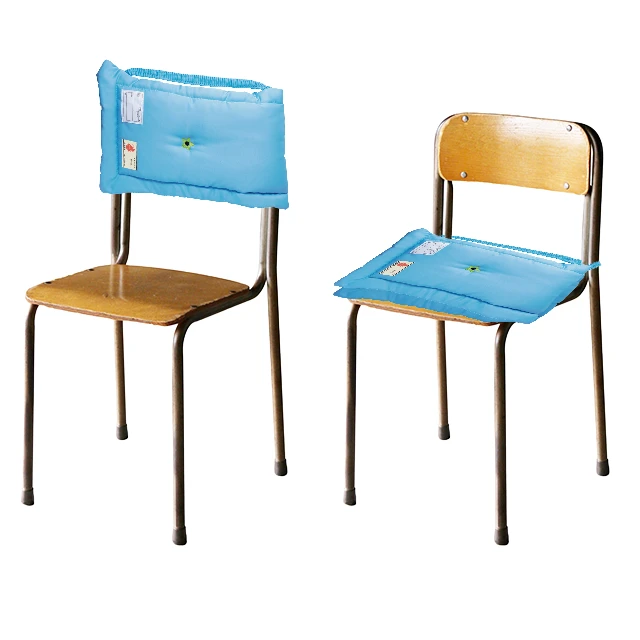 子供用防災ずきん KZ002 イメージ（椅子取付） 300x300