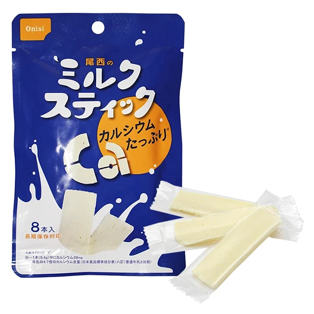 尾西のミルクスティック プレーン 30袋入り】5年保存 国産生乳から