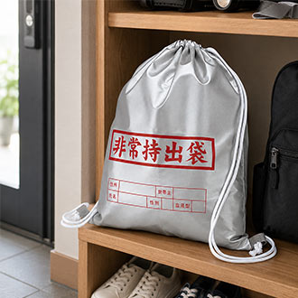 非常持出袋C】ナップザック式の持出袋 日本防炎協会認定品 防災グッズ