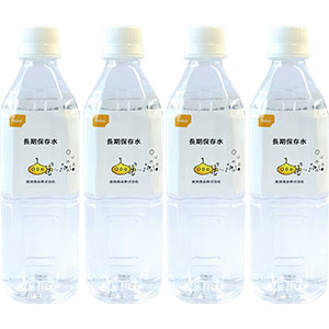 尾西の長期保存水 500ml×4本