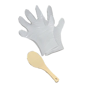 尾西のアルファ米 炊き出しセット 手袋としゃもじ