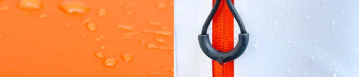 ワンソート　撥水素材・止水ファスナー