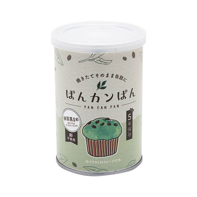 ぱんカンぱん　抹茶黒まめ