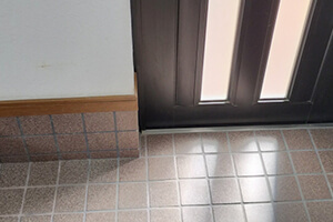 クイック防水堤　玄関