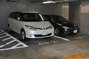 クイック防水堤　地下駐車場