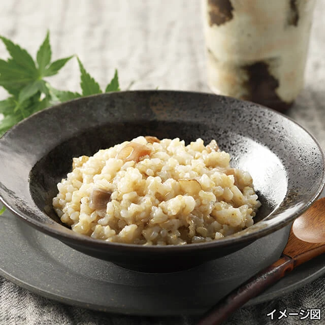 玄米リゾット　和風