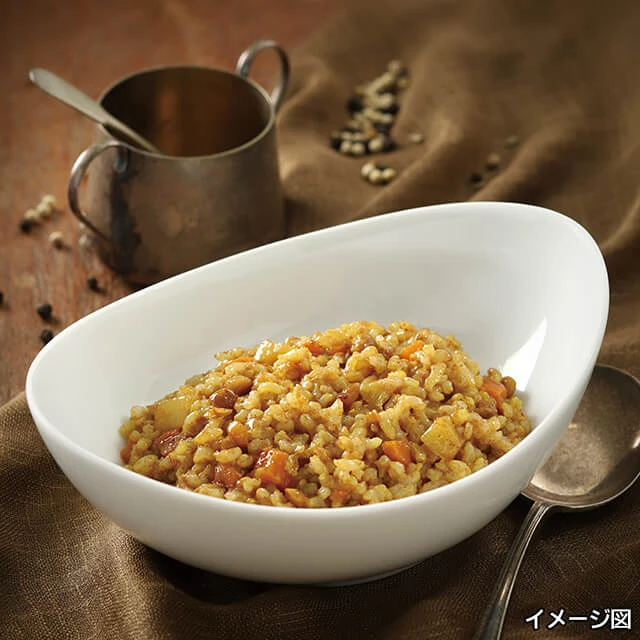 玄米リゾット　カレー