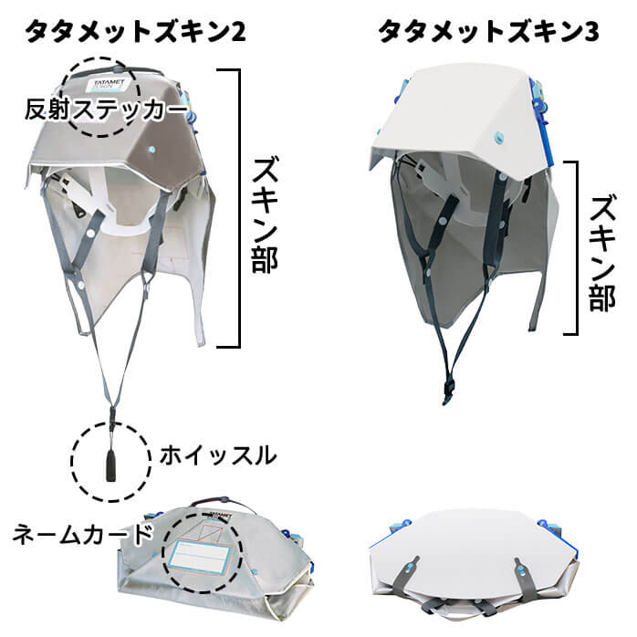 タタメットズキン2とタタメットズキン3の違い