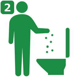 トイレ急便使用方法
